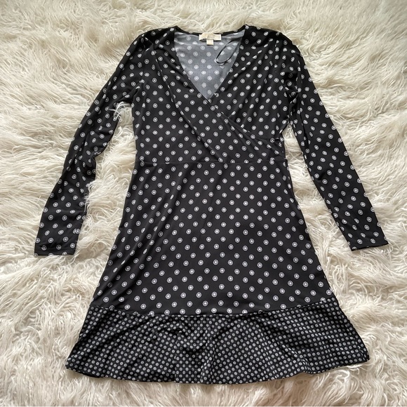 KORS Michael Kors Dresses & Skirts - Michael Kors Floral Faux Wrap Dress